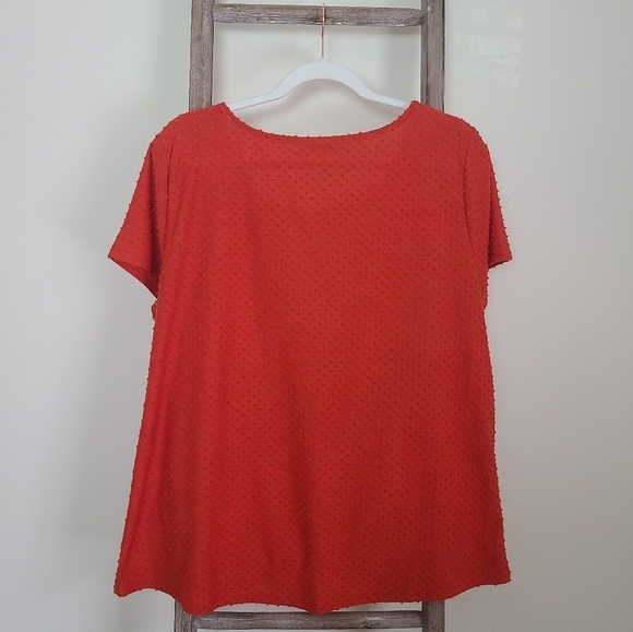 ⭐️40% Off⭐️ Rose + Olive Tomato Red Cross Front Top - Picture 2 of 8